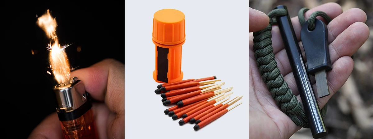 Home 111 fire starters and waterproof matches