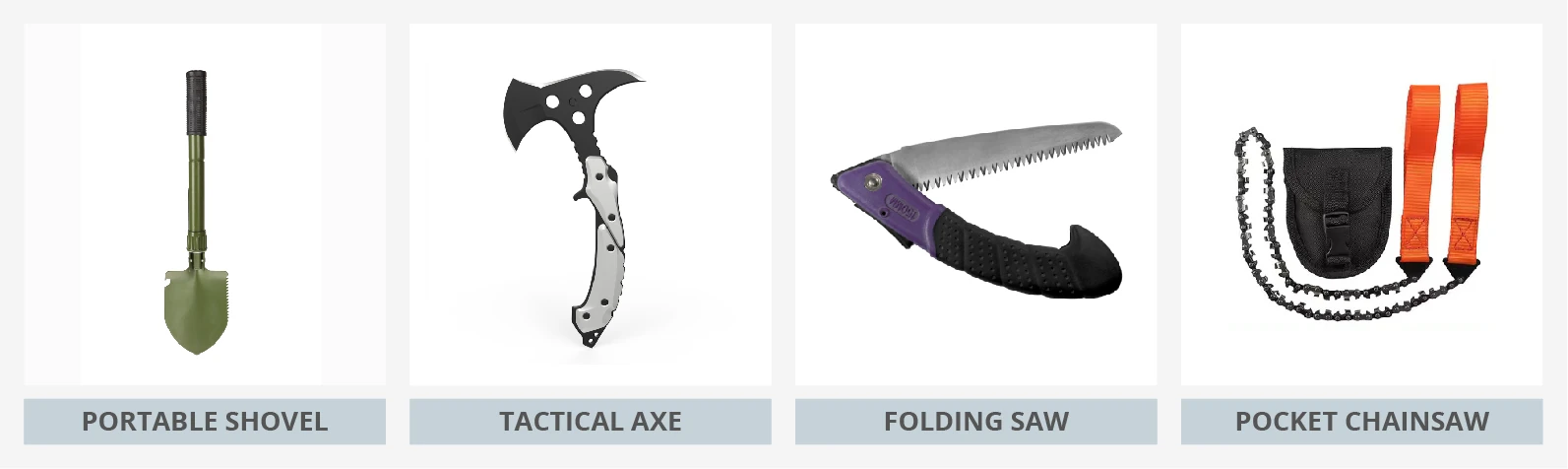 Home 136 survival shovel axe saw